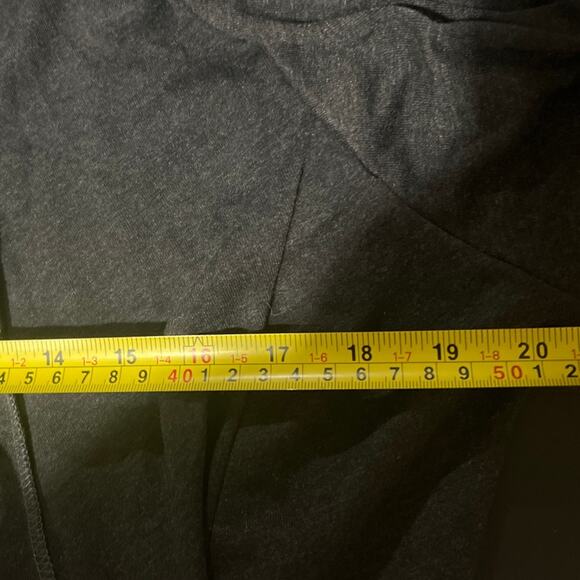 Laura Hlavac Ruffle Duster Sweater Cardigan Long Tie front jacket Women L - Picture 7 of 7